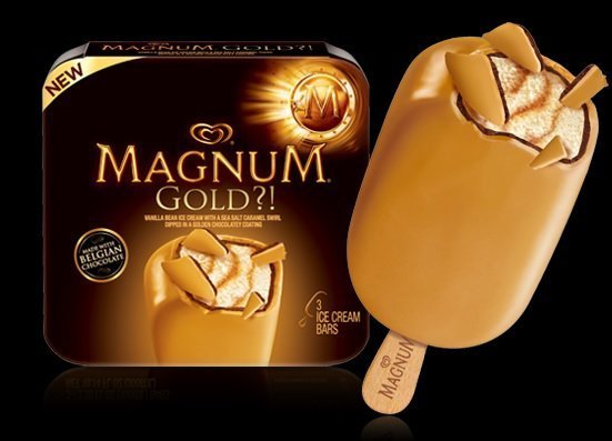 Is ice-cream as treasured as gold? Magnum Gold, by Magnum